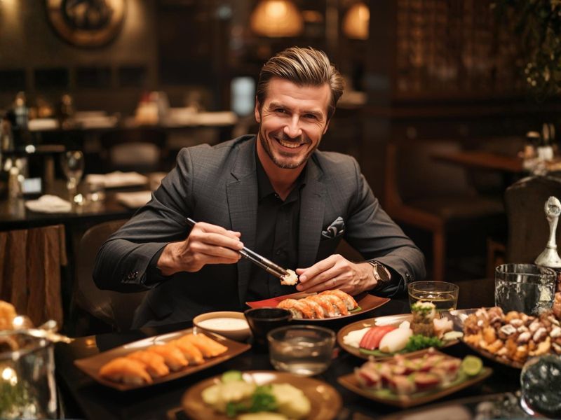 David Beckham in japonski okusi