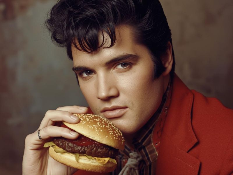 Elvis in njegova strast do burgerjev