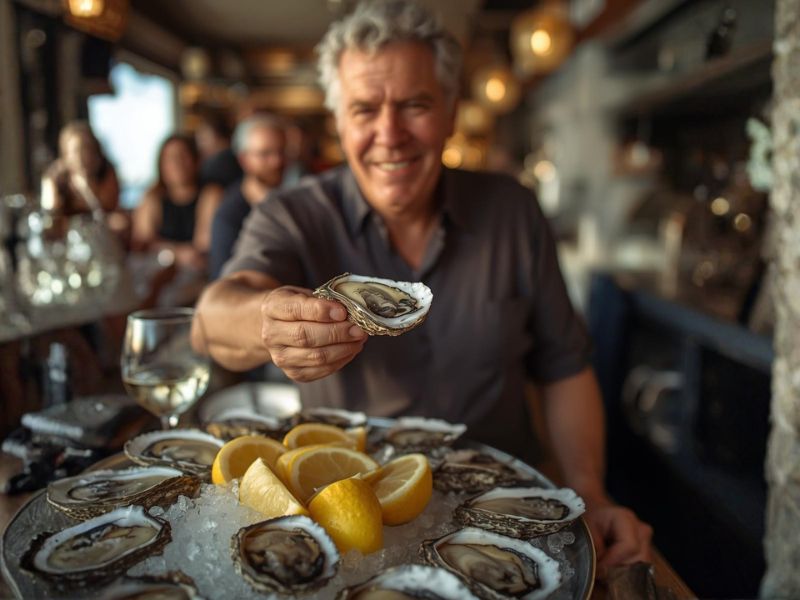 Ostrige: Bourdainova strast do morja in kulture