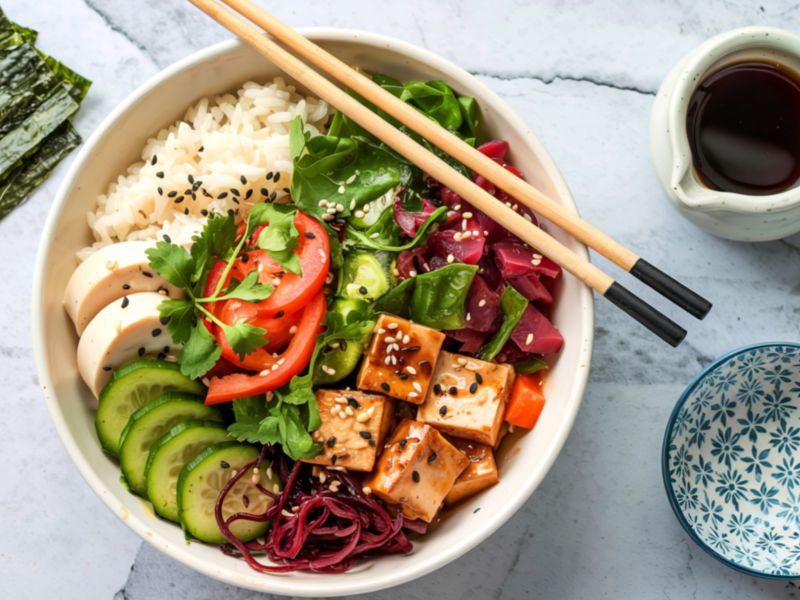 Poke bowl: mavrica v skledi